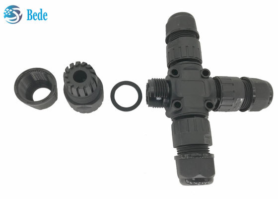 2 চ্যানেল M25 জলরোধী কেবল সংযোগকারী 2 3 4 5 পিন 450V 40A