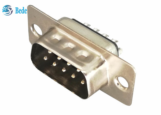 9 পিন পুরুষ DB9 প্লাগ D সাব সংযোগকারী ওয়েল্ডিং টাইপ সিই RoHS
