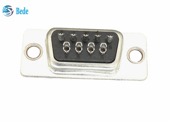 9 পিন পুরুষ DB9 প্লাগ D সাব সংযোগকারী ওয়েল্ডিং টাইপ সিই RoHS