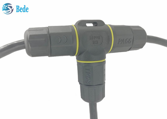 T টাইপ 5 পিন জলরোধী বৈদ্যুতিক সংযোগকারী কেবল জংশন বক্স IP68 5 পিন