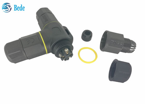 T টাইপ 5 পিন জলরোধী বৈদ্যুতিক সংযোগকারী কেবল জংশন বক্স IP68 5 পিন