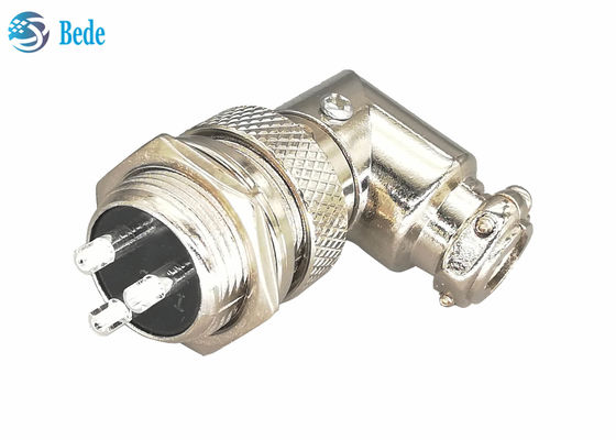 জিংক অ্যালোয় উপাদান Gx16 3 পিন সংযোগকারী প্লাগ এবং সকেট কিট কনকনেক্টর