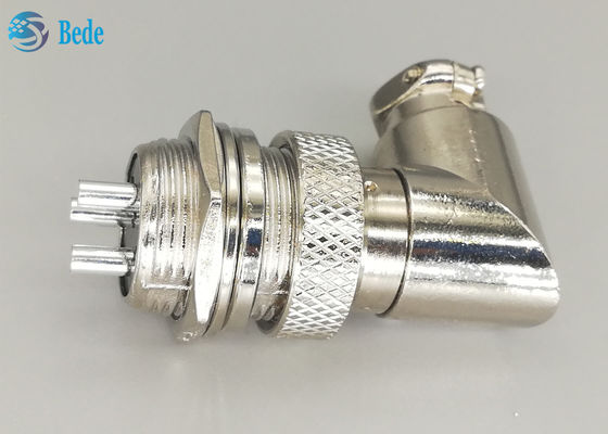 জিংক অ্যালোয় উপাদান Gx16 3 পিন সংযোগকারী প্লাগ এবং সকেট কিট কনকনেক্টর