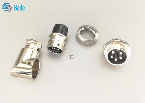 এভিয়েশন জিএক্স১৬ ৫ পিন রাইট অ্যাঙ্গেল সংযোগকারী পুরুষ এবং মহিলা সেট সমস্ত আনুষাঙ্গিক সহ