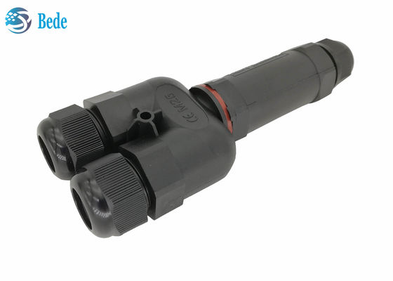 Y টাইপ 3 চ্যানেল 2 3 4 5 পিন জলরোধী বৈদ্যুতিক সংযোগকারী Ip68 250v 16~24a