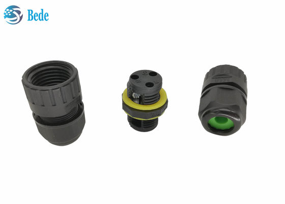 Ip68 M20 2 পিন জলরোধী তারের সংযোগকারী 3 4 5 6 পিন 2 মেরু আউটডোর এবং জলের নিচে ব্যবহারের জন্য