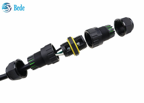 Ip68 M20 2 পিন জলরোধী তারের সংযোগকারী 3 4 5 6 পিন 2 মেরু আউটডোর এবং জলের নিচে ব্যবহারের জন্য