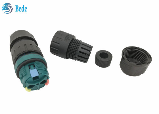 M20 দ্রুত তারের জলরোধী তারের সংযোগকারী 3 পিন 2 চ্যানেল 450V 17.5A ip68 জলরোধী সংযোগকারী 2 পিন