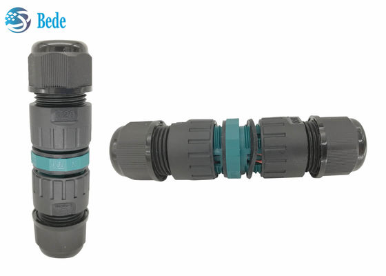 M20 দ্রুত তারের জলরোধী তারের সংযোগকারী 3 পিন 2 চ্যানেল 450V 17.5A ip68 জলরোধী সংযোগকারী 2 পিন