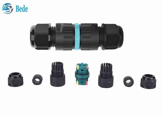 M25 Quick Wiring Screwless Waterproof Cable Connectors 2 3 4 5 Pins 2 Channel 450V 40A