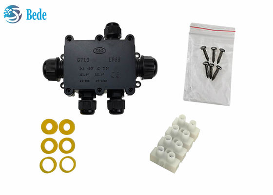 রাস্তার আলো জন্য ভূগর্ভস্থ জলরোধী বৈদ্যুতিক জংশন বক্স 2 3 4 5 6 চ্যানেল 450V