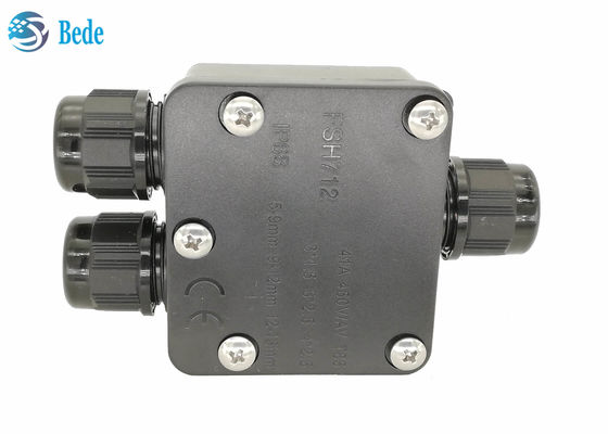 2 3 Channel  450V Waterproof Junction Box Breakout IP 68 For For Outdoor Use