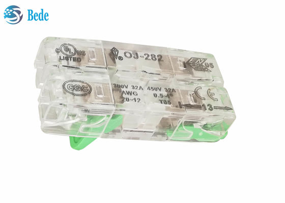 ইউনিভার্সাল তার এবং কেবল সংযোগকারী পুশ ইন টার্মিনাল ব্লক ২ পথ ৩২এ ৪৫০V