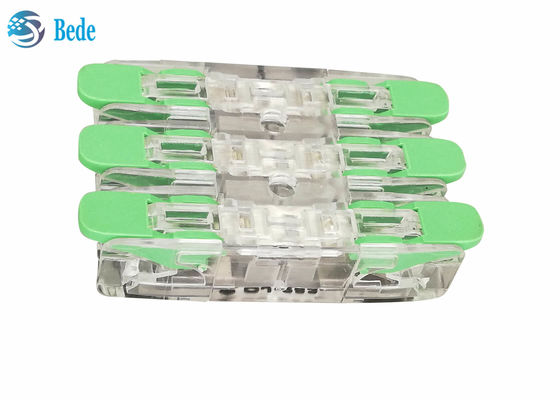 ইউনিভার্সাল ওয়্যার অ্যান্ড কেবল কুইক ওয়্যার কানেক্টর PA66 ৩ ইনপুট ৩ আউটপুট 450V