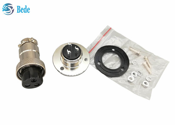 RoHS GX 20 সংযোগকারী 9 10 12 14 15 বৃত্তাকার ফ্ল্যাঞ্জ সহ পিন পুরুষ এবং মহিলা সেট