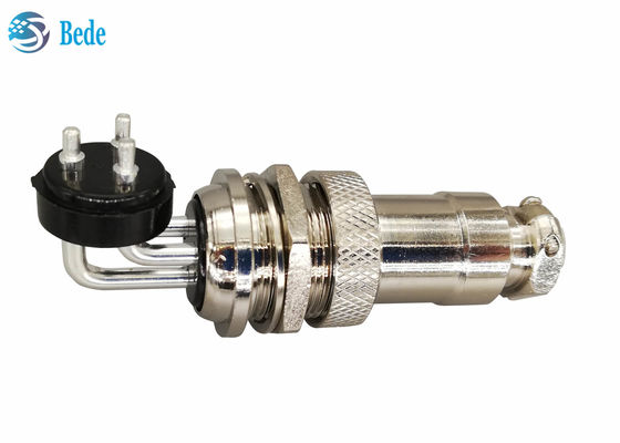 GX 20 2 3 4 পিন এভিয়েশন সংযোগকারী কনকু পুরুষ এবং সোজা মহিলা কিট প্যানেল মাউন্ট সংযোগকারী