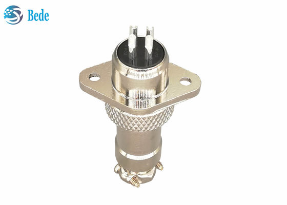 Rhombus Flange M12 3A 200V Military Circular Connectors 5 6 7 Pins