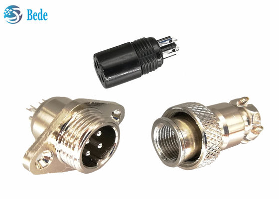 রম্বাস ফ্ল্যাঞ্জ M12 3A 200V রুগেড-গ্রেড সার্কুলার কানেক্টর 5 6 7 পিন