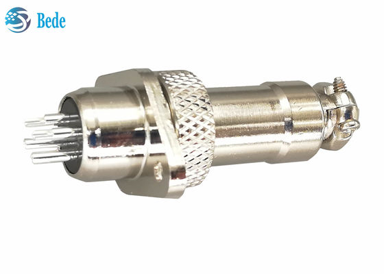 রম্বাস ফ্ল্যাঞ্জ M12 3A 200V রুগেড-গ্রেড সার্কুলার কানেক্টর 5 6 7 পিন