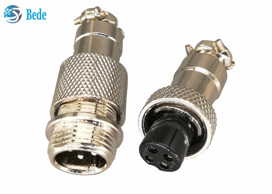 সামরিক Gx12 5 পিন সংযোগকারী পুরুষ এবং মহিলা ডকিং 2 3 4 5 6 7 পিন 3A 200V