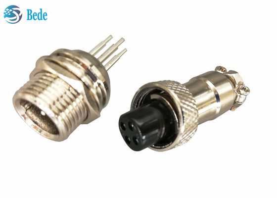 PCB Welding Model Gx12 Aviation Connector 2~7 Pin Panel Mount Connector 3A 200V