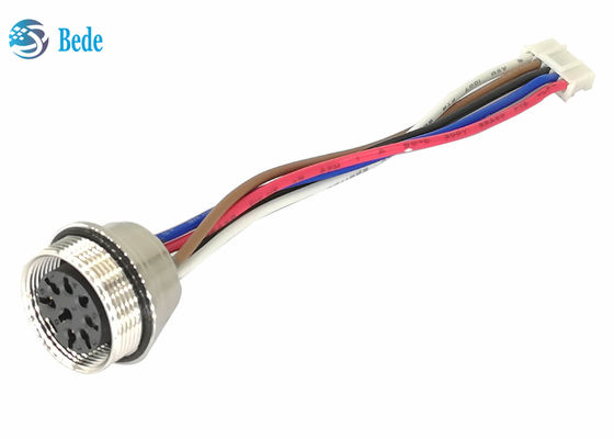 মহিলা যোগাযোগ 5 পিন টার্মিনাল AISG RET তারের AISG IP67 পিছন প্যানেল মাউন্ট