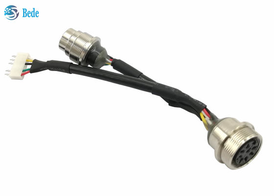 22AWG Wire Gauge RET ক্যাবল পুরুষ থেকে মহিলা এসি 500V SCN2.54-6P প্লাগ সহ