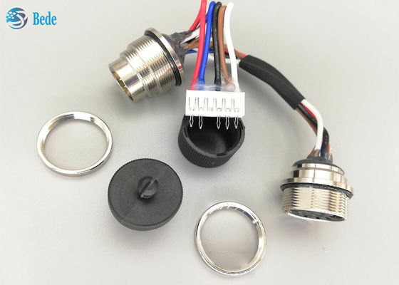 এআইএসজি অভ্যন্তরীণ আরইটি কন্ট্রোল ক্যাবল পুরুষ থেকে মহিলা এবং এসসিএন 2.54-6 পি প্লাগ আইপি 67