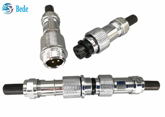 জলরোধী IP68 M16 বৃত্তাকার সংযোগকারী কেবল ডকিং শৈলী 6~10 পিন 4A 200V