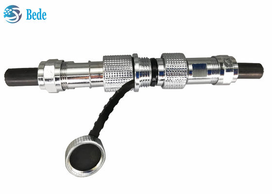 কপার শেল এম12 এভিয়েশন সংযোগকারী IP68 কেবল থেকে কেবল ডকিং স্টাইল 2~7 পিন