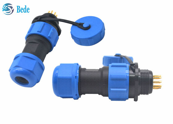 M13 PA66 জলরোধী তারের সংযোগকারী প্যানেল মাউন্ট সংযোগকারী 2 3 4 5 6 7 9 পিন