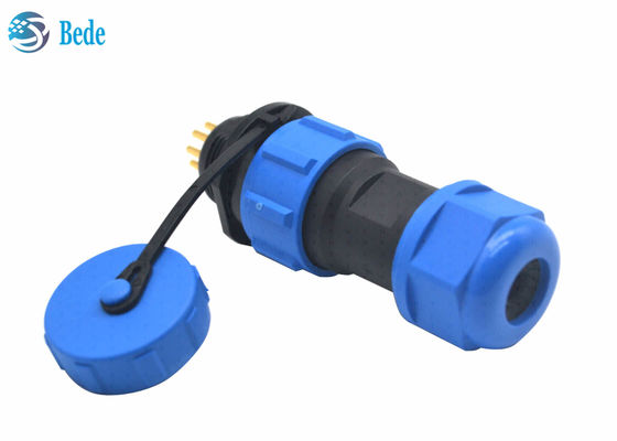 প্যানেল মাউন্ট IP68 ওয়াটারপ্রুফ ক্যাবল সংযোগকারী M21 এভিয়েশন 2 3 4 5C 7 9 12 পিন