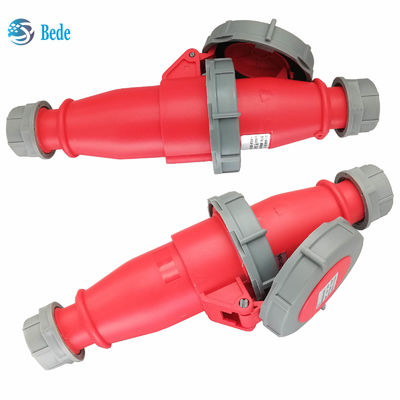 3P+N+E ইন্ডাস্ট্রিয়াল প্লাগ অ্যান্ড সকেট 5 পিন IP67 AC220-415V 16 এবং 32 Amp ডকিং টাইপ