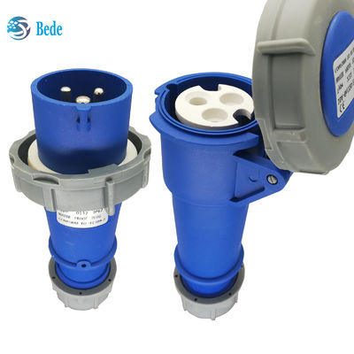 নির্ভরযোগ্য সিঙ্গল ফেজ ইন্ডাস্ট্রিয়াল সকেট - ভোল্টেজ 220V-250V 16A 3Pins ডকিং টাইপ