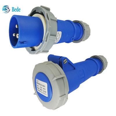 নির্ভরযোগ্য সিঙ্গল ফেজ ইন্ডাস্ট্রিয়াল সকেট - ভোল্টেজ 220V-250V 16A 3Pins ডকিং টাইপ