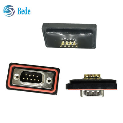 চরম তাপমাত্রা প্রতিরোধের ডি সাব 9 কঠোর পরিবেশের জন্য পুরুষ সংযোগকারী