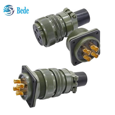 MIL-C-5015 স্ট্যান্ডার্ড MS-3102 বক্স মাউন্টিং রিসেপ্ট্যাকল হেভি-ডিউটি সার্কুলার কানেক্টর