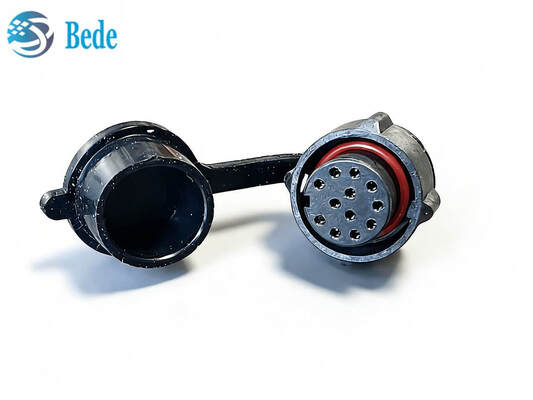 IMC26-2212X স্ট্যান্ডার্ড বৃত্তাকার সংযোগকারী ডয়েচ ১২ পিন IP67 কেবল প্লাগ