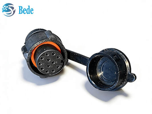 IMC26-2212X স্ট্যান্ডার্ড বৃত্তাকার সংযোগকারী ডয়েচ ১২ পিন IP67 কেবল প্লাগ