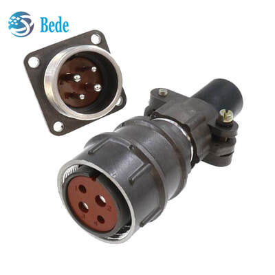 সামরিক বৃত্তাকার সংযোগকারী রাশিয়ান ২পিএম স্ট্যান্ডার্ড থ্রেডেড সংযোগ, গ্লাস-সিন্টারড ইনসুলেশন এবং উচ্চ তাপমাত্রা প্রতিরোধ ক্ষমতা সহ