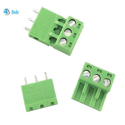  2EDGK-5.08 Straight Pin PCB Header PCB Terminal Block Green 2~24pins 320V 15A