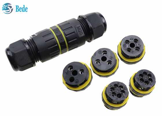 Ip68 M20 2 পিন জলরোধী তারের সংযোগকারী 3 4 5 6 পিন 2 মেরু আউটডোর এবং জলের নিচে ব্যবহারের জন্য