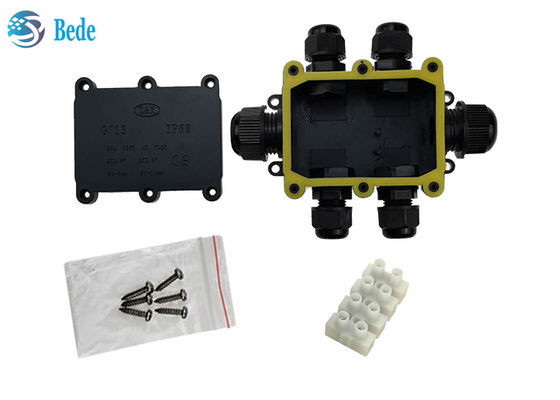 রাস্তার আলো জন্য ভূগর্ভস্থ জলরোধী বৈদ্যুতিক জংশন বক্স 2 3 4 5 6 চ্যানেল 450V