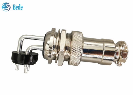 GX 20 2 3 4 পিন এভিয়েশন সংযোগকারী কনকু পুরুষ এবং সোজা মহিলা কিট প্যানেল মাউন্ট সংযোগকারী