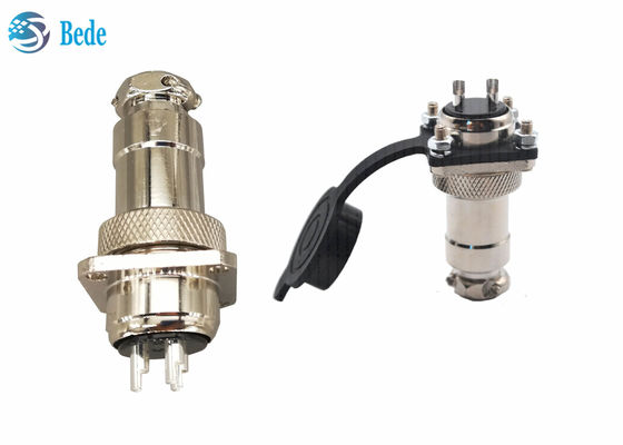 বর্গাকার ফ্ল্যাঞ্জ Gx20 সংযোগকারী M19 পুরুষ মহিলা সেট 10 12 14 15 পিন