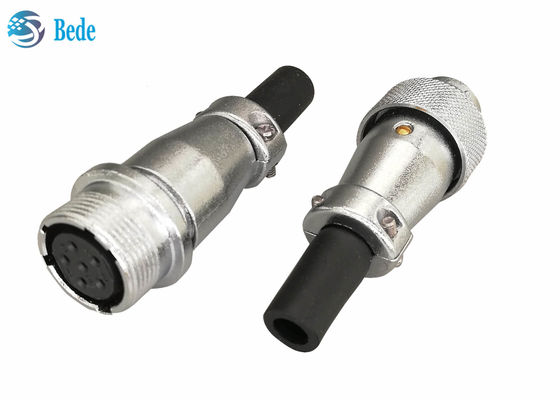 2 3 4 পিন সার্কুলার সংযোগকারী প্লাগ এবং সকেট ডকিং সংযোগকারী 25A 500V