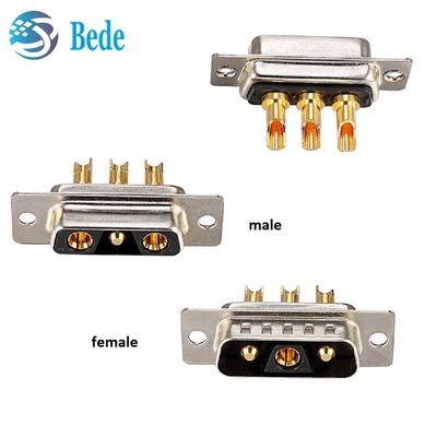 D-Sub 3W3 Coaxial Power Connector Male And Female Combo High Current Connectors